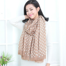 Shawl imprimé en laine (13-BR020302-8.1)